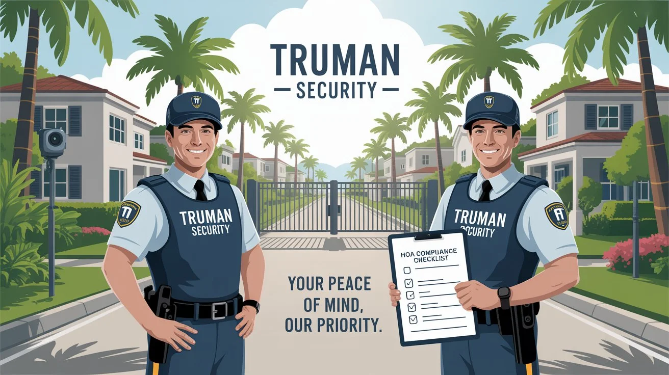 How HOA Communities in Miami–Dade Can Stay Compliant with 2025 Laws — with Truman Security’s Help