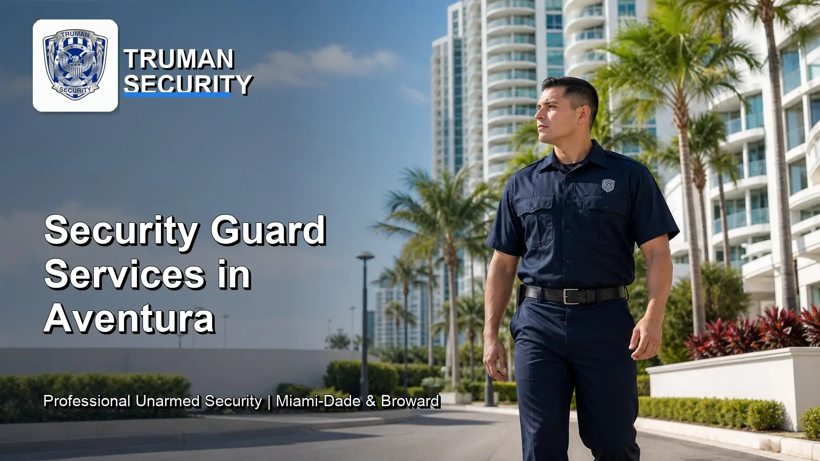 Security guard services in Aventura by Truman Security