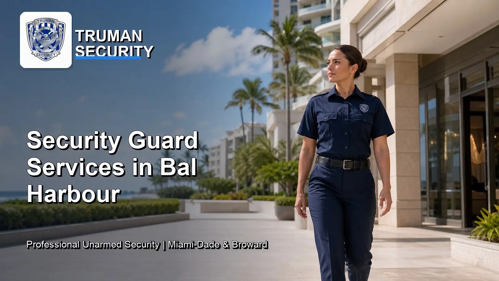 Security guard services in Bal Harbour by Truman Security