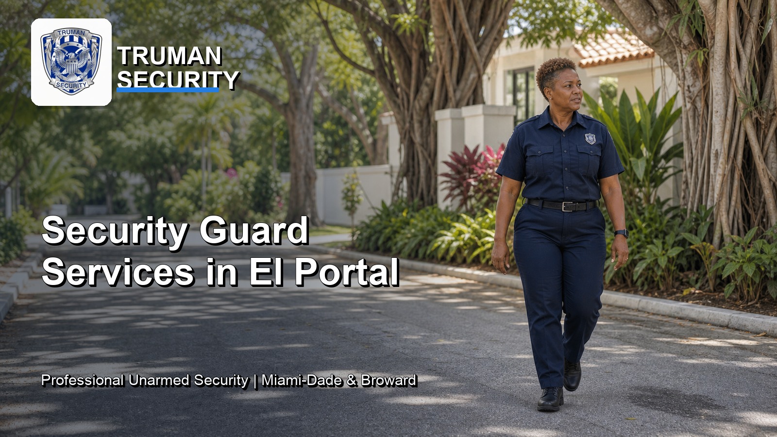 Security guard services in El Portal by Truman Security