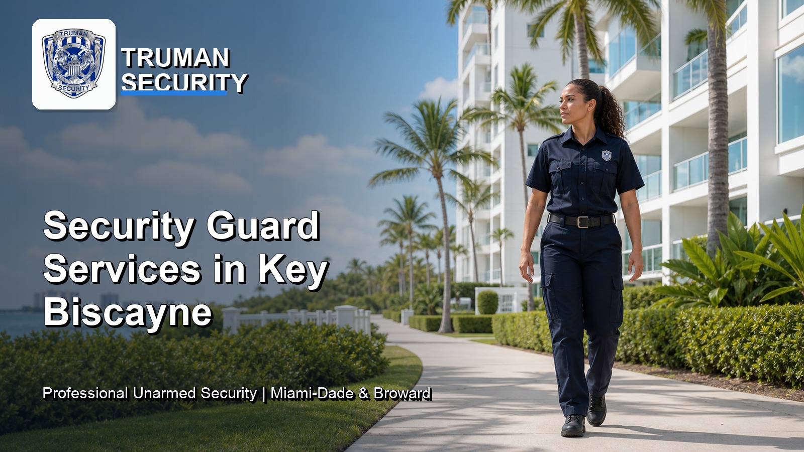 Security guard services in Key Biscayne by Truman Security