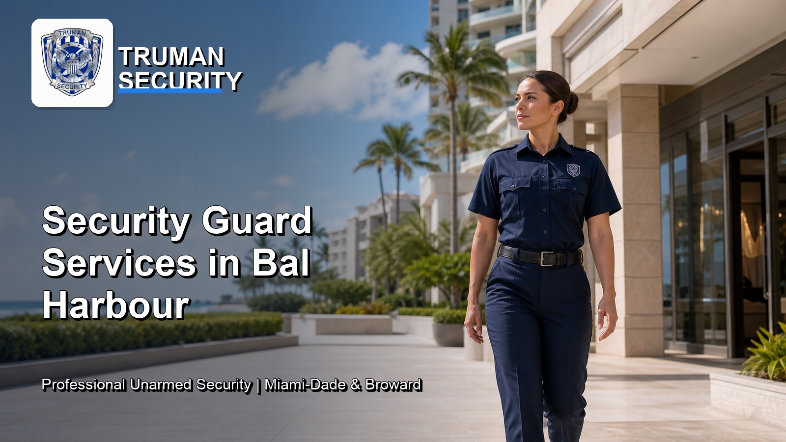 Security guard services in Bal Harbour by Truman Security